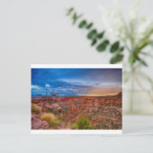 Colorado National Monument Evening Stormen Briefkaart (Staand voorkant)