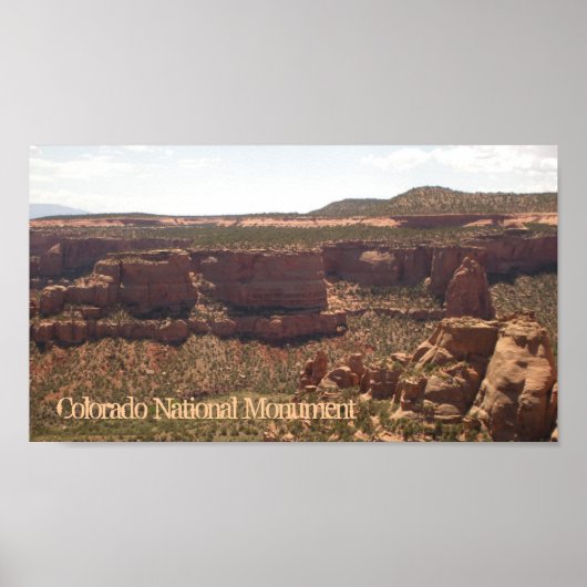 Colorado National Monument schilderachtig poster (Voorkant)