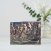 Colorado National Monument Travel Briefkaart (Staand voorkant)