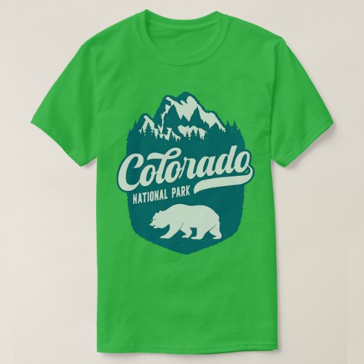 Colorado National Park Wildlife  Mountain T-shirt (Design voorkant)