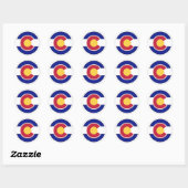 Colorado Nationale Garde Ronde Sticker (Vel)