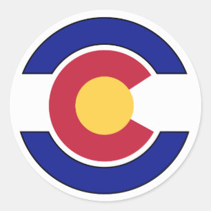 Colorado Nationale Garde Ronde Sticker