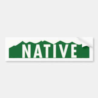 Colorado Native Bumpersticker