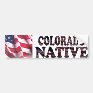 Colorado Native Bumpersticker