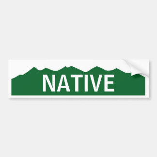 Colorado Native Bumpersticker