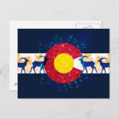 Colorado natuur, briefkaart voor kunstlandschap (Voorkant / Achterkant)