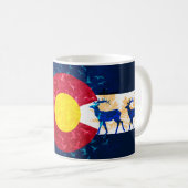 Colorado natuur scene koffie mok cup (Voorkant rechts)
