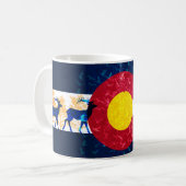 Colorado natuur scene koffie mok cup (Voorkant links)
