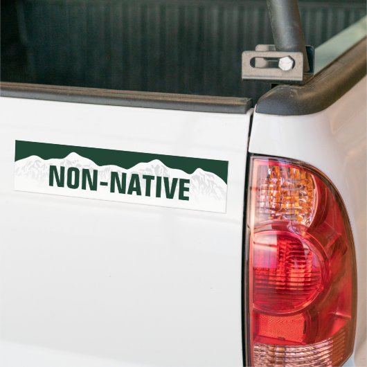 Colorado Non-Native Bumpersticker (Op Truck)