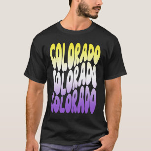 Colorado Nonbinary Gay Pride LGBTQ LGBT NB Enby T-shirt