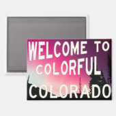 Colorado Northern Lights Bells Magnet (Voorkant / Achterkant)