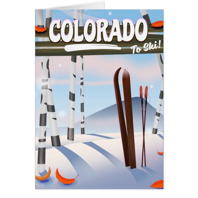 Colorado om te skiën! (Voorkant)