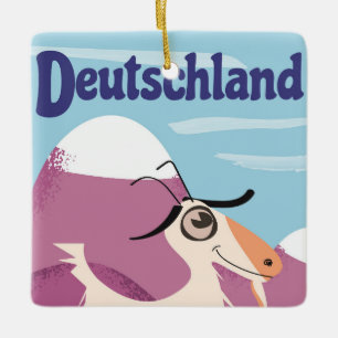 Colorado om te skiën! keramisch ornament