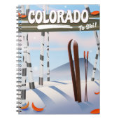 Colorado om te skiën! notitieboek (Voorkant)