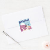 Colorado om te skiën! vierkante sticker (Envelop)