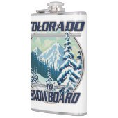 Colorado om te snowboarden heupfles (Links)