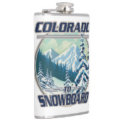 Colorado om te snowboarden heupfles (Rechts)