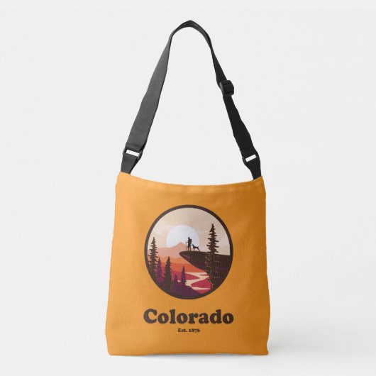 Colorado Opgericht 1876 Cross Body Tas (Voorkant)