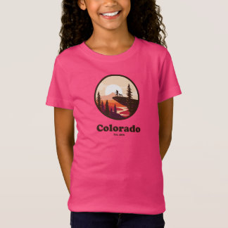 Colorado Opgericht 1876 Meisjes T-shirt