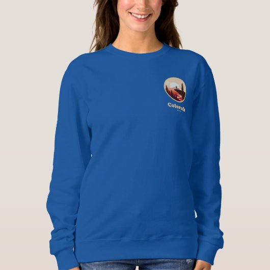 Colorado Opgericht in 1876 Dames Sweatshirt (Voorkant)