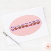 Colorado outline stickers (Envelop)