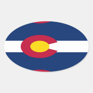 Colorado Ovale Sticker