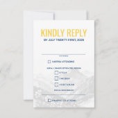 Colorado paar voedsel keuzes RSVP kaartje (Voorkant)