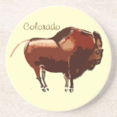 Colorado Painted Bison Sandstone Onderzetter (Voorkant)