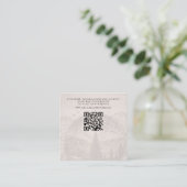 Colorado Passport Wedding QR Informatiekaartje (Staand voorkant)