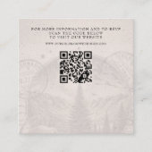 Colorado Passport Wedding QR Informatiekaartje (Voorkant)