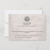 Colorado Passport Wedding RSVP Kaart (Voorkant)