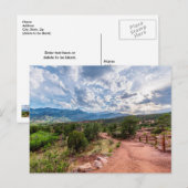 Colorado Pikes Peak Evening Hike Briefkaart (Voorkant / Achterkant)