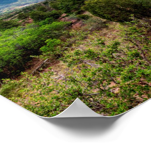 Colorado Pikes Peak Evening Hike Poster (Hoek)