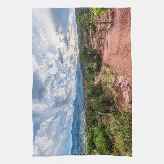 Colorado Pikes Peak Evening Hike Theedoek (Verticaal)