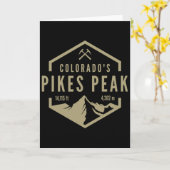 Colorado Pikes Peak  Kaart (Gele Bloem)