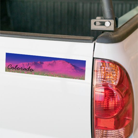 Colorado, pikes Peak Mountain Bumpersticker (Op Truck)