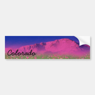 Colorado, pikes Peak Mountain Bumpersticker