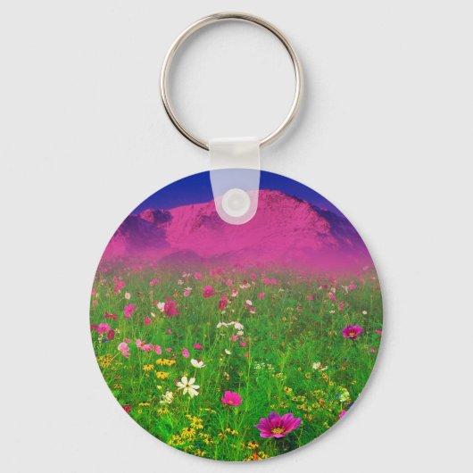 Colorado, pikes Peak Mountain Sleutelhanger (Voorkant)