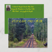 Colorado Pikes Peak POST KAART (Voorkant / Achterkant)