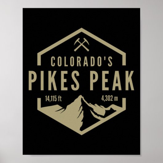 Colorado Pikes Peak Poster (Voorkant)