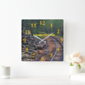 Colorado Pikes Peak Vierkante Klok (Huis)