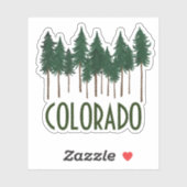 COLORADO Pine Trees Ponderosa Sticker (Vel)