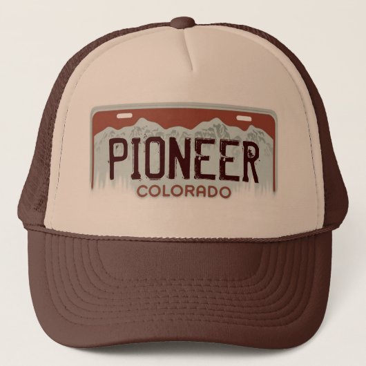 Colorado Pioneer brown bord pet (Voorkant)