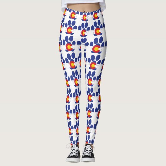 Colorado Pootafdruk Leggings (Voorkant)