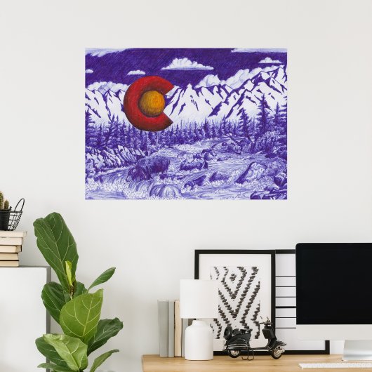 Colorado Poster (Thuiskantoor)
