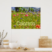 Colorado poster van wilde bloemen (Keuken)