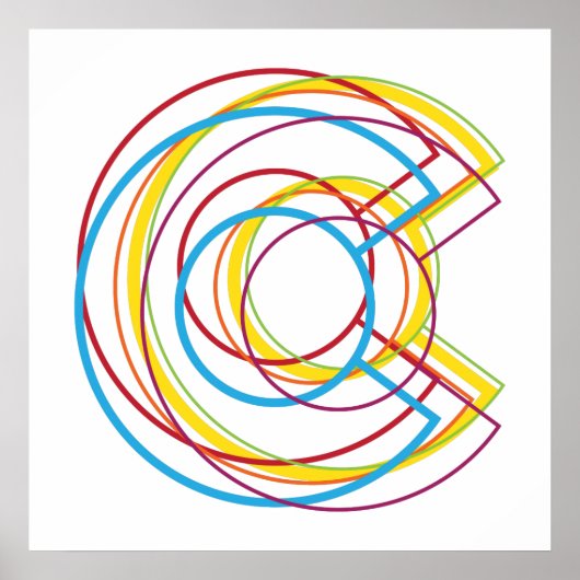 colorado pride blur poster (Voorkant)