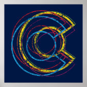 colorado pride blur poster (Voorkant)