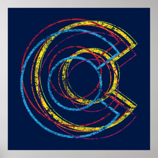 colorado pride blur poster (Voorkant)