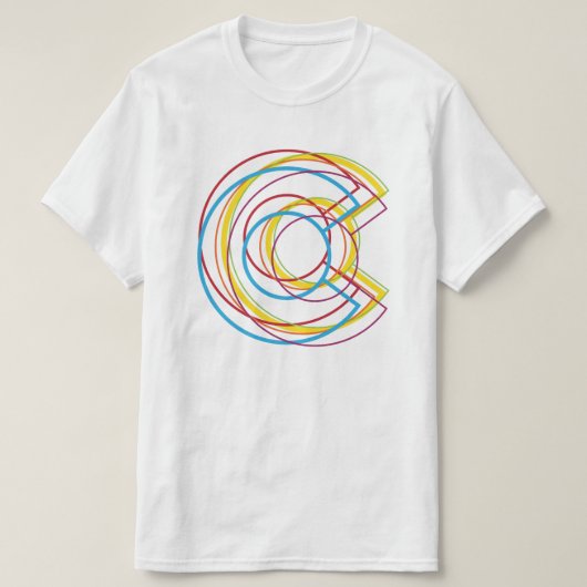 colorado pride blur t-shirt (Design voorkant)
